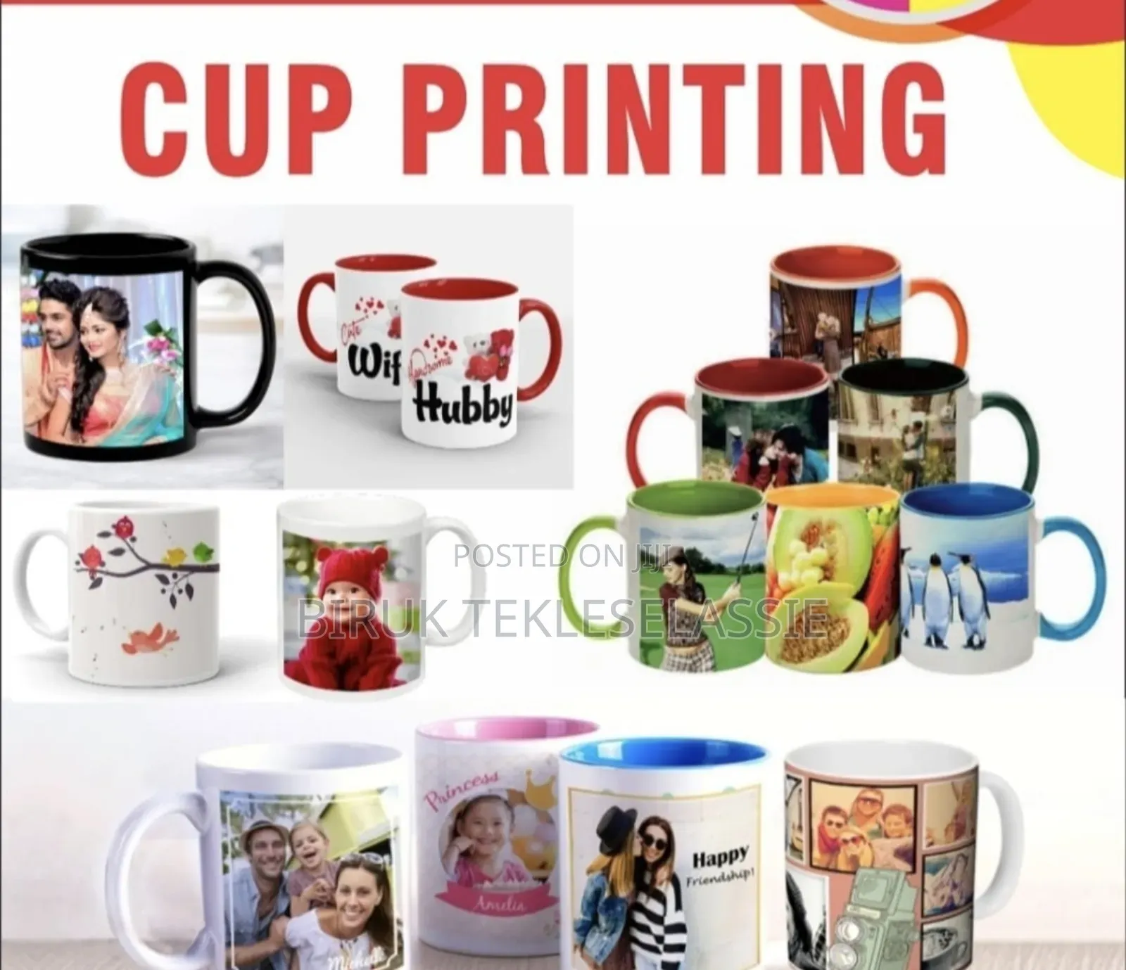 Cup Mug Printing Service