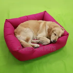 ​ምቹ እና ዘመናዊ የውሻ አልጋ (Hot Pink Dog Bed)