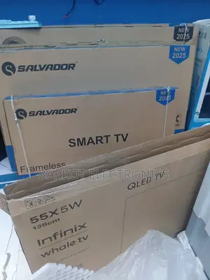 Salvador Smart Tv 55 Inch Qled Andwayd Framless New Hifi New