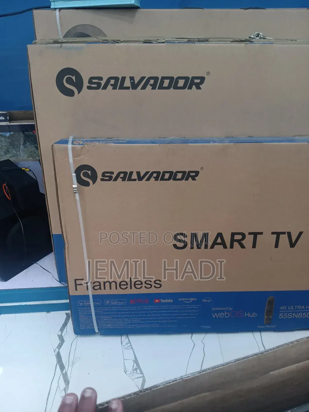 Salvador Smart Tv 55 Inch Qled Andwayd Framless New Hifi New