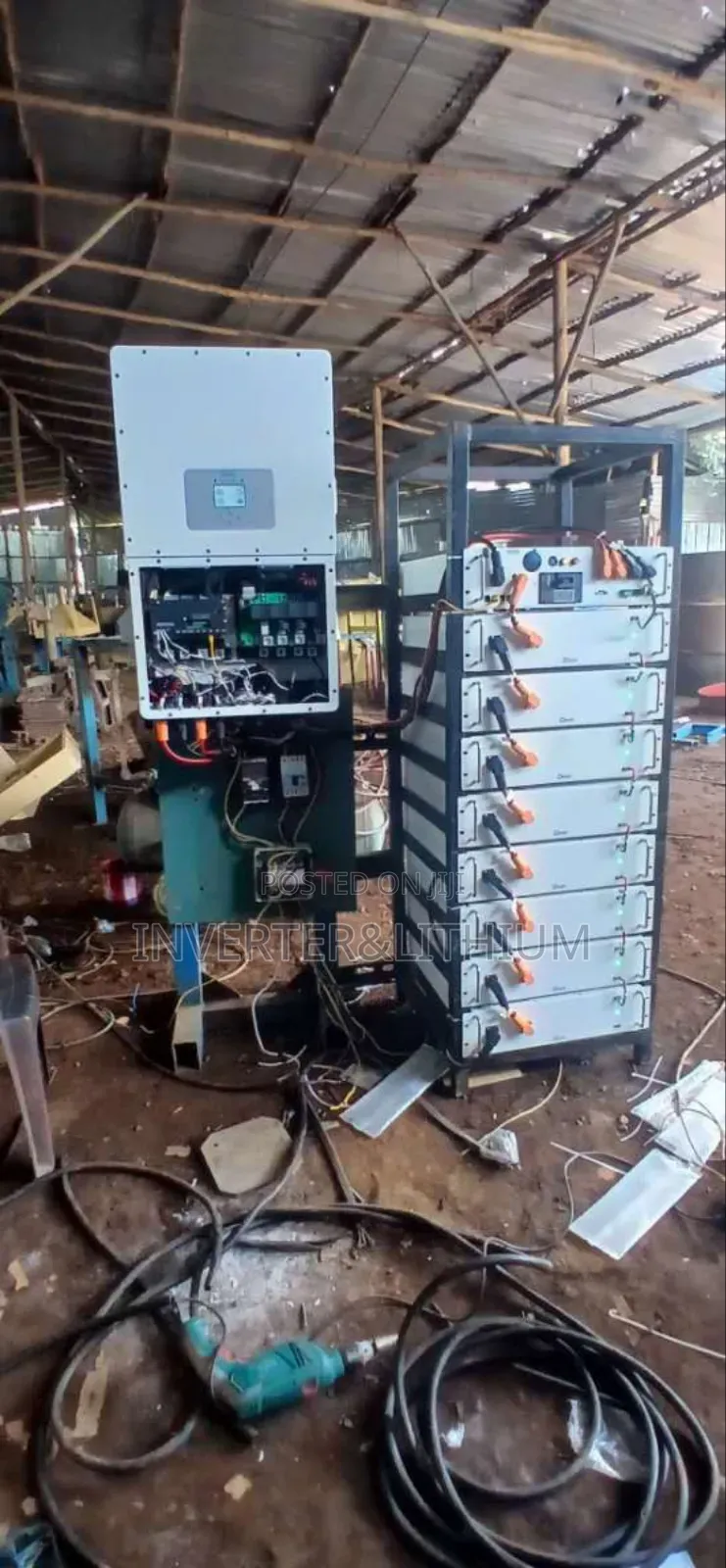 60kw Hybrid Inverter Lithium Ion Battery (Automatic Power Backup )