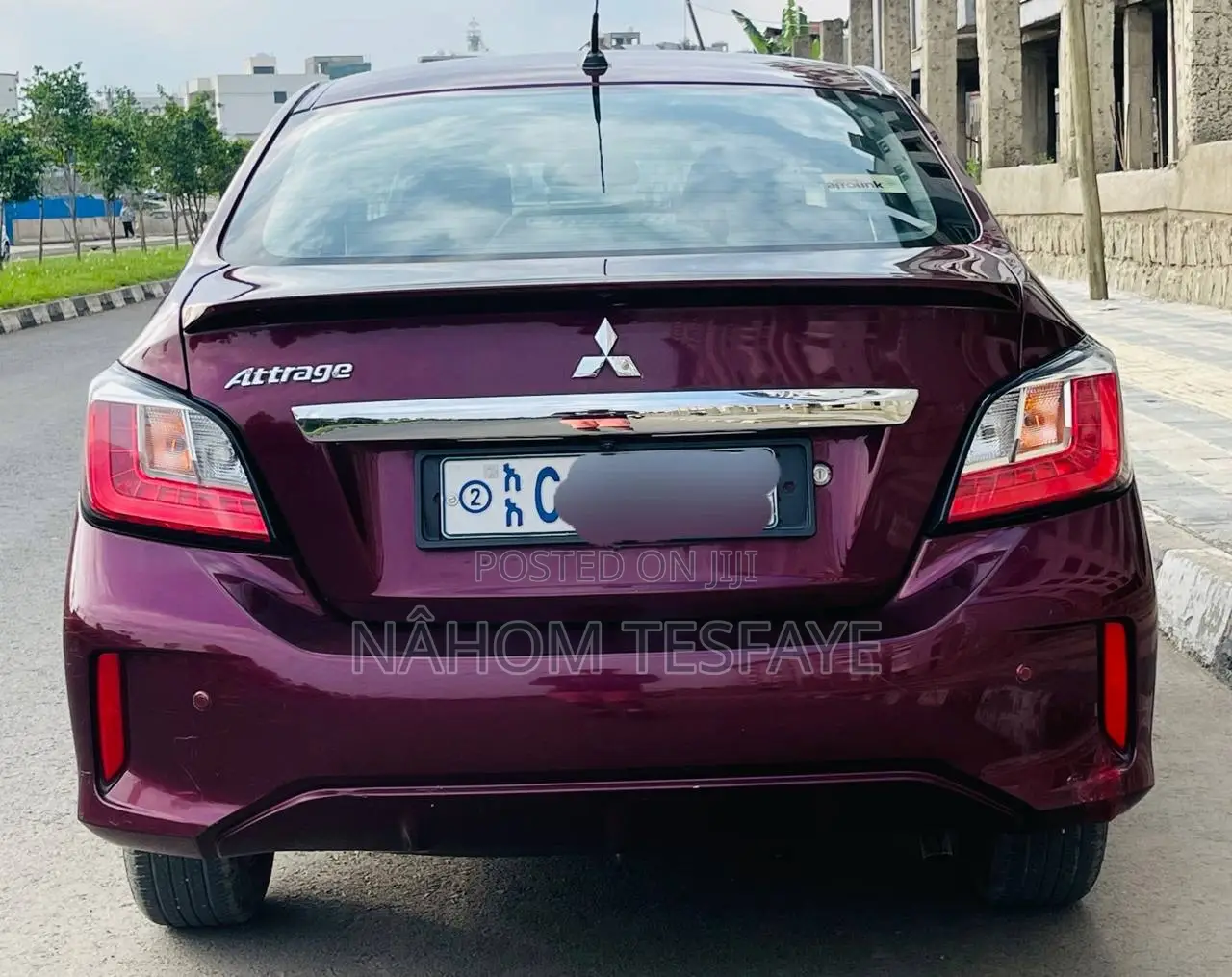 Mitsubishi Attrage 2021 Burgundy