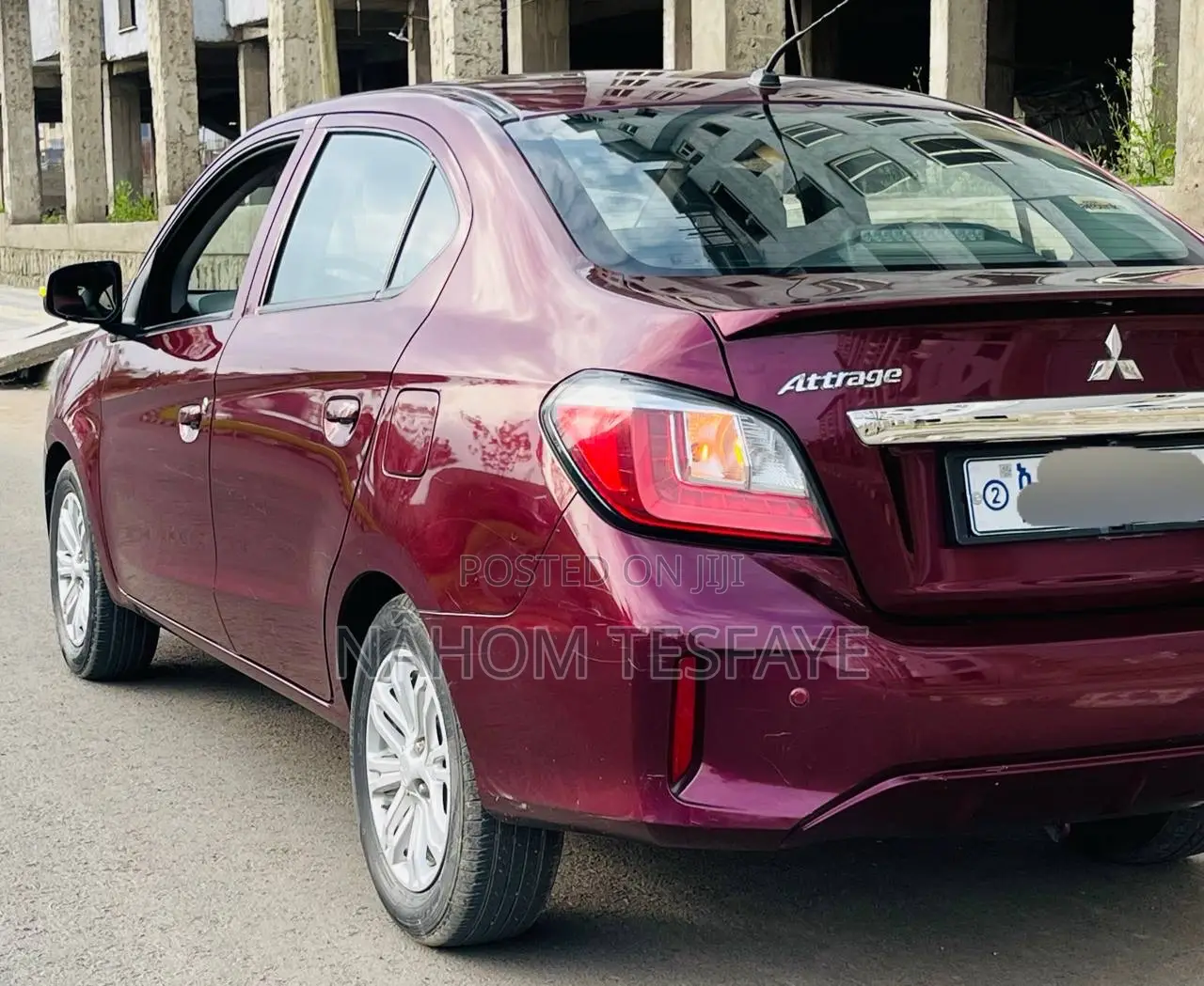 Mitsubishi Attrage 2021 Burgundy