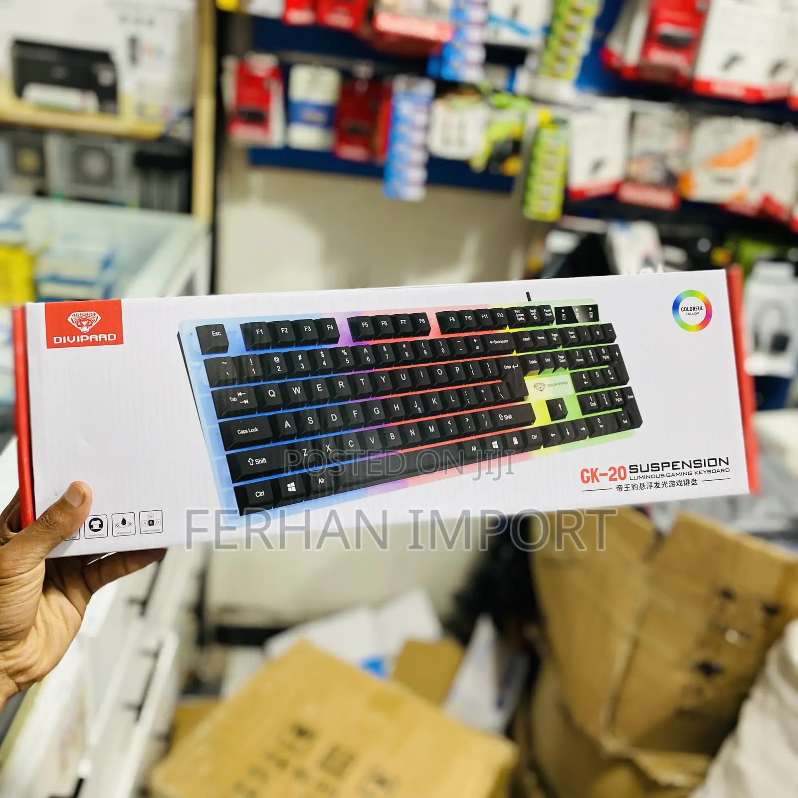 Ck 20 Keyboard Suspension Luminous Gaming Keyboard