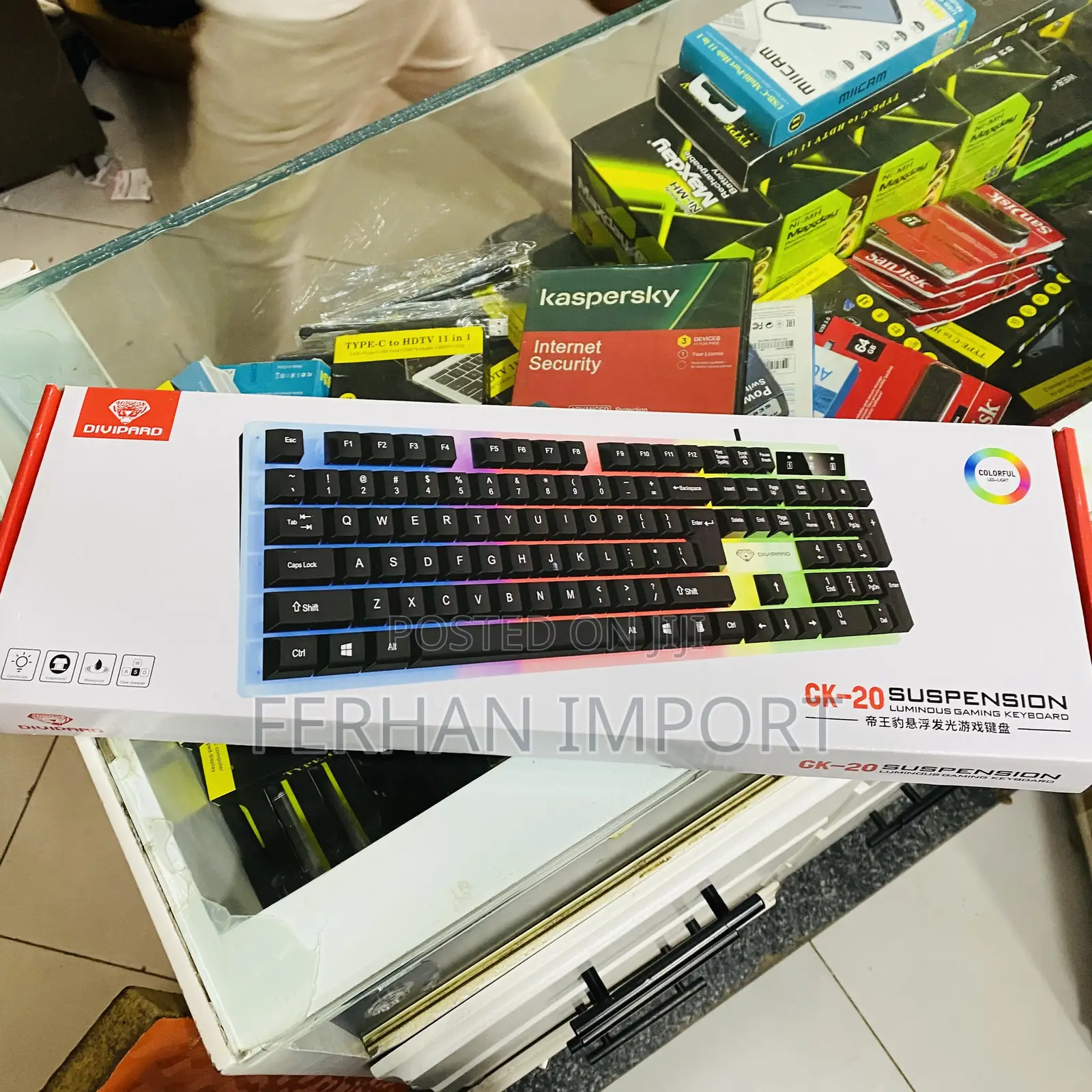 Ck 20 Keyboard Suspension Luminous Gaming Keyboard