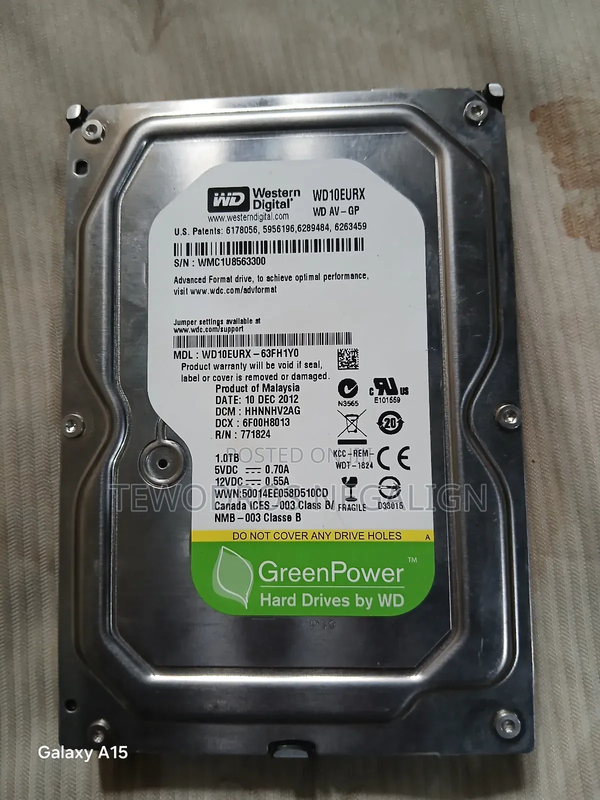 Hard Disk - Wd10eurx