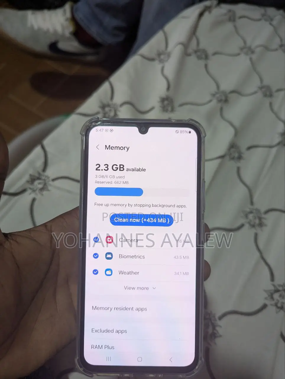 New Samsung Galaxy A34 5G 128 GB Blue