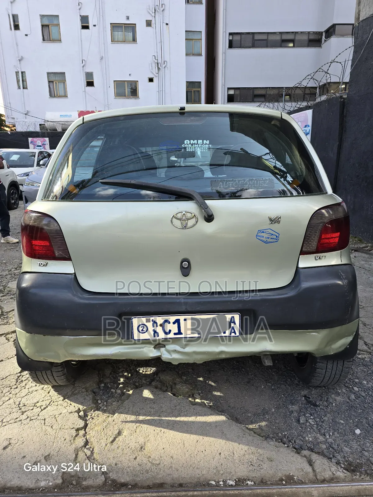 Toyota Vitz 2001 Gray