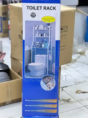 Over Toilet Wc Rack ትልቁ Size ሙሉ በሙሉ ብረት