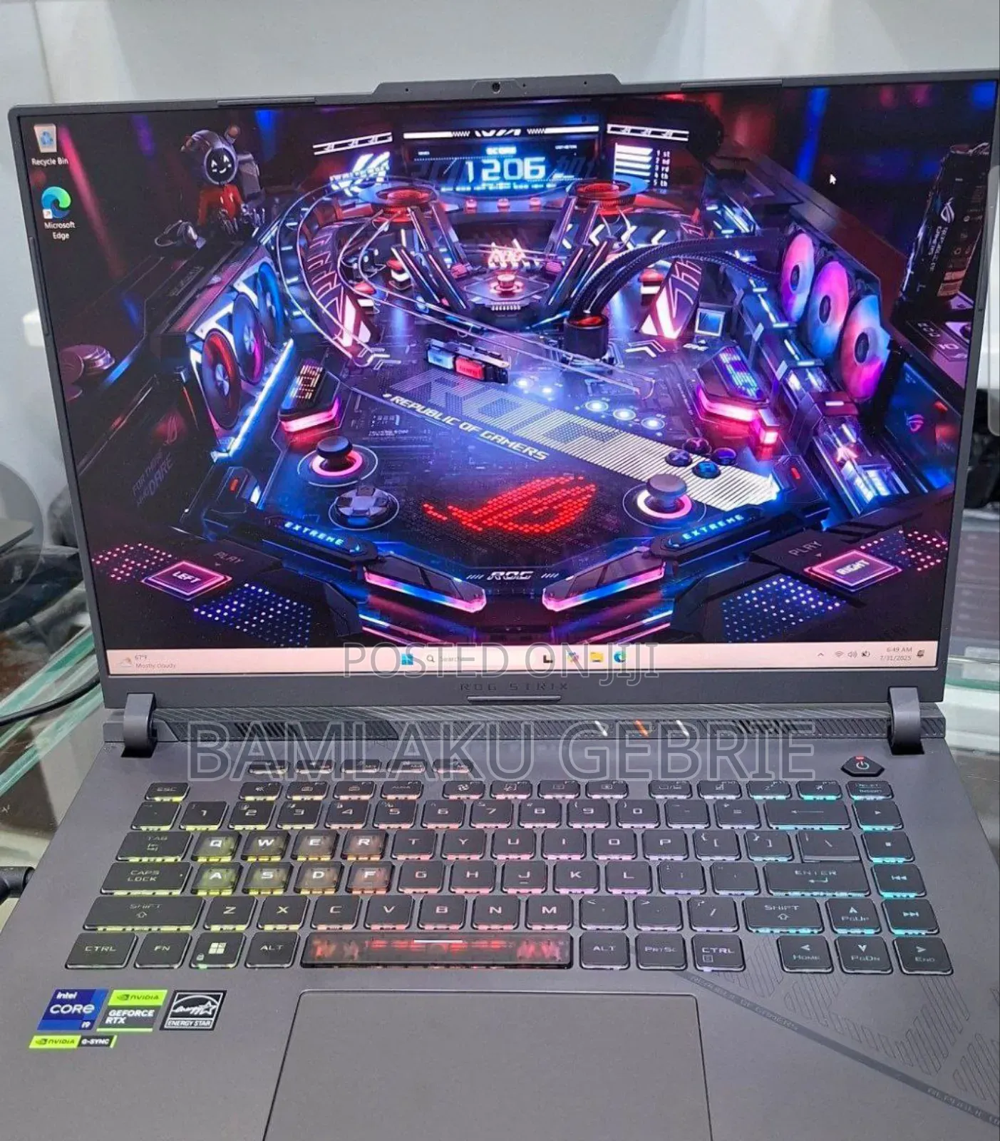New Laptop Asus ROG Strix G15 32GB Intel Core I9 SSD 1T