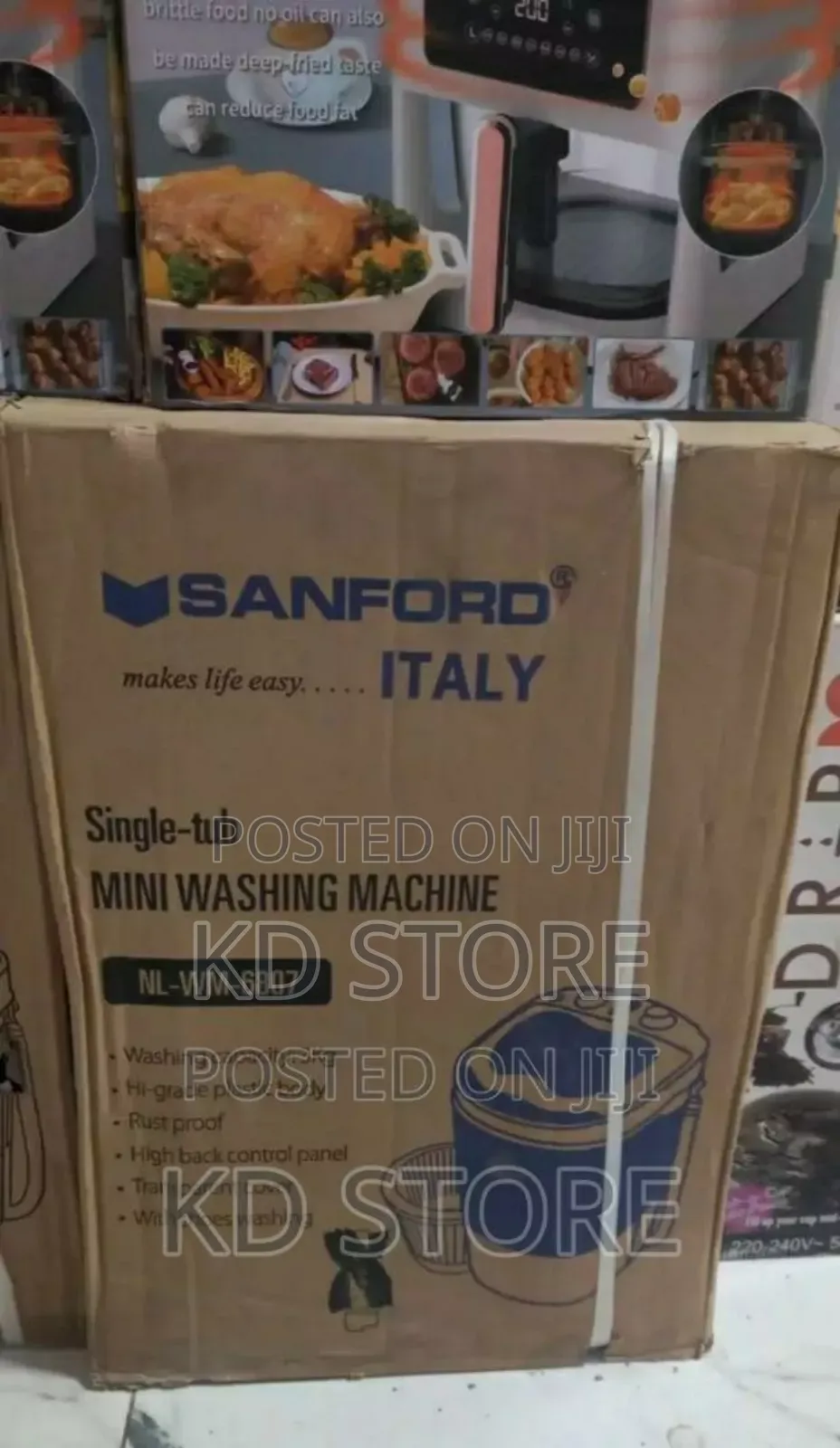 Make Laundry Effortless With Sanford Mini Washing Machine!