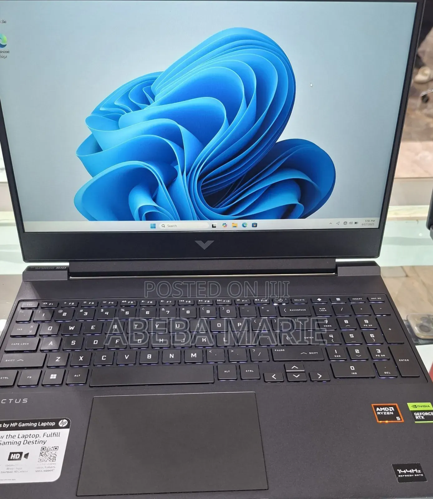 New Laptop HP Victus 15 32GB AMD Ryzen 7 SSD 1T