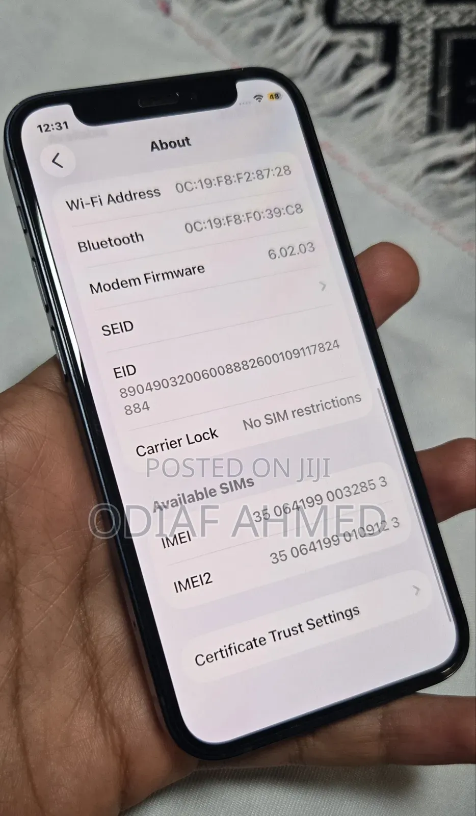 Apple iPhone 12 mini 64 GB Black