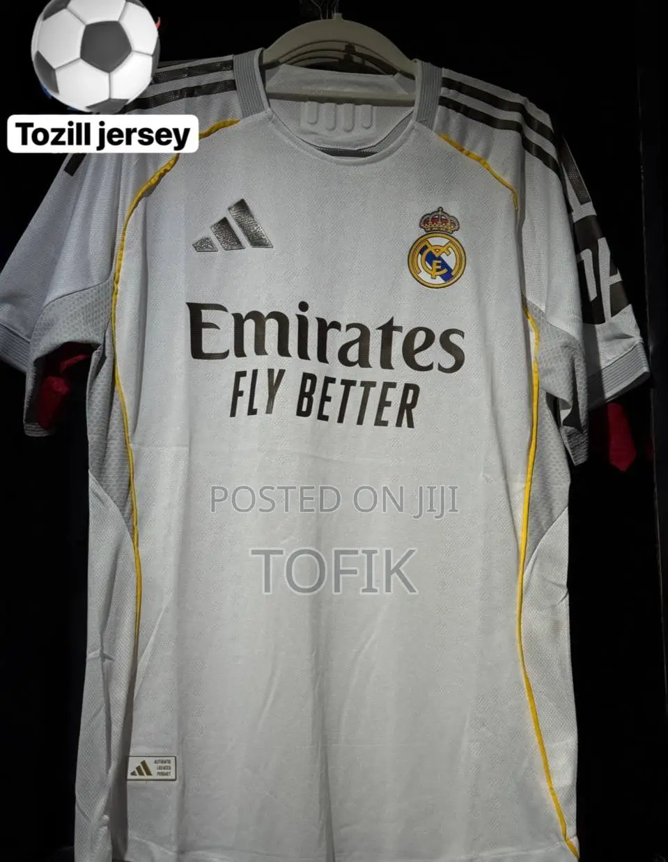 2025/26 Original Real Madrid Jersey Player Version