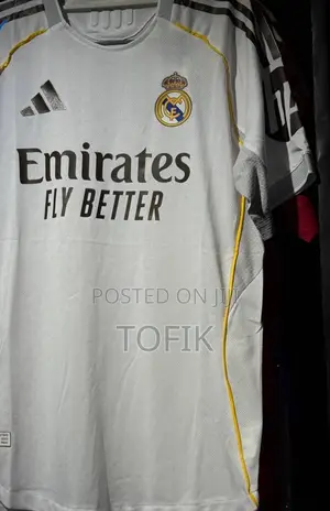 2025/26 Original Real Madrid Jersey Player Version