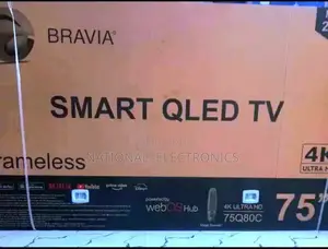 Bravia 75 Inch Tv Smart Ultra Frameless Original Sony Product Tv