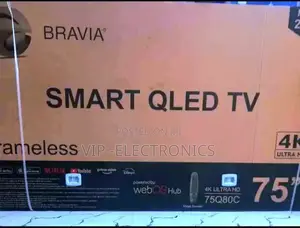 Bravia 75 Inch Tv Smart Ultra Frameless Original Sony Product Tv