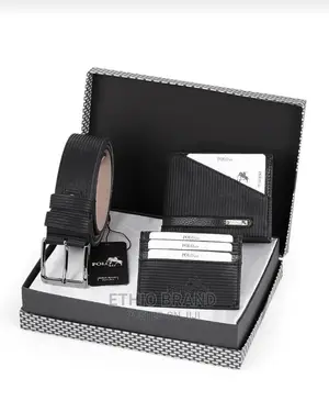 Photo - POLO AIR Men's Wristwatch Belt Wallet Card Holder