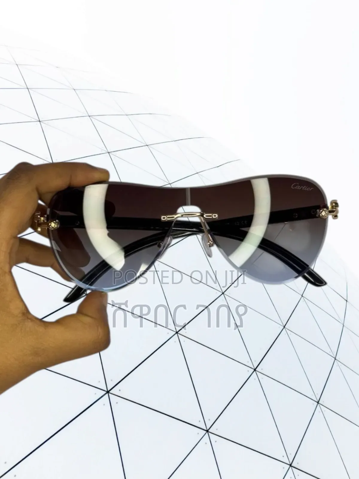 Cartier Rimless Sunglasses