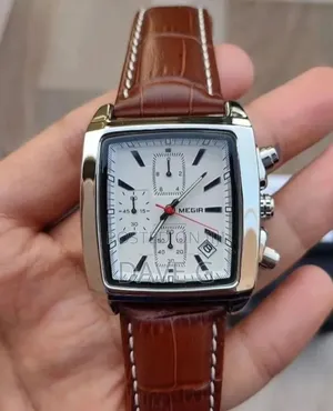Photo - Megir Square Men's Watch Rectangular Men's Chronograph Watch