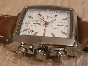 Megir Square Men's Watch Rectangular Men's Chronograph Watch