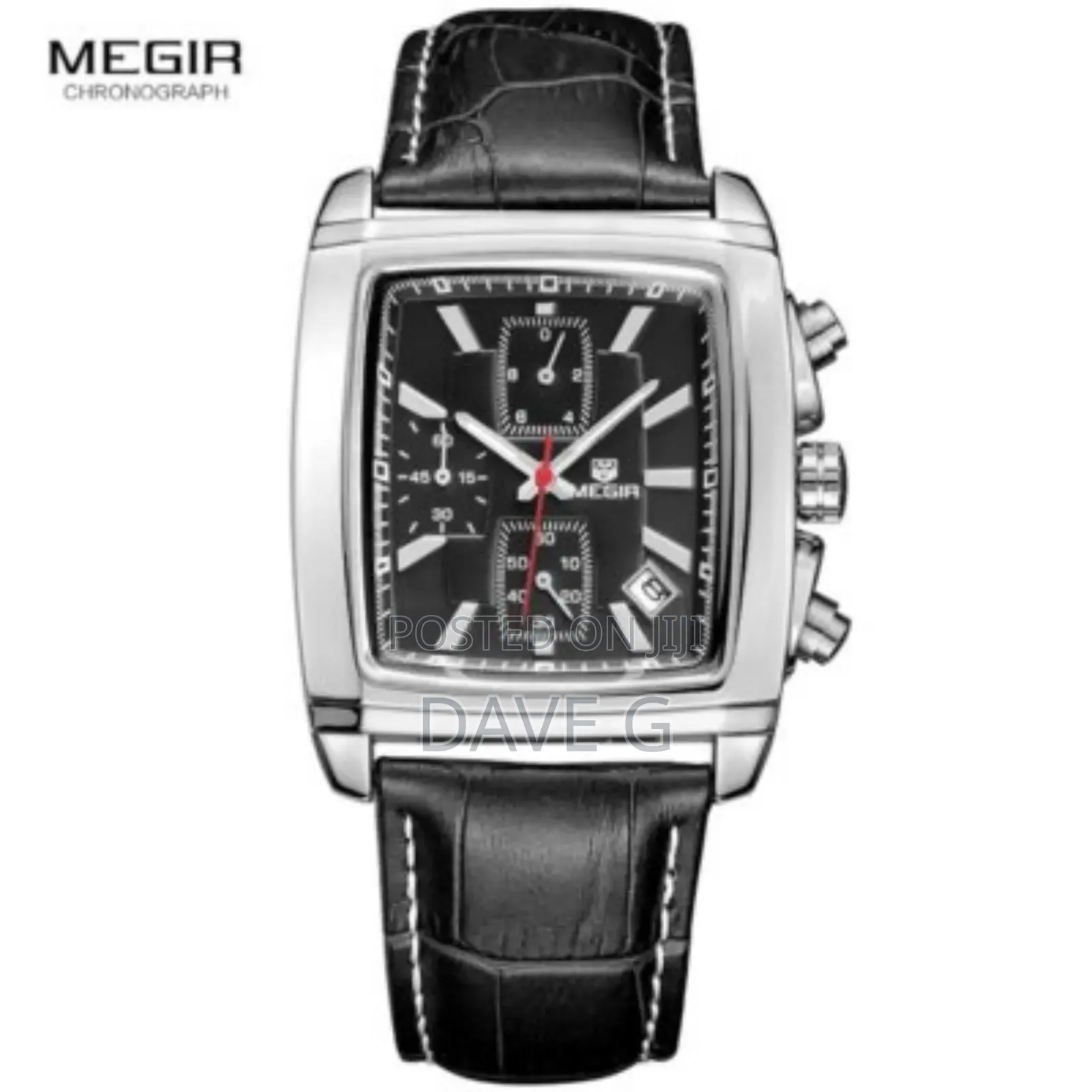 Megir Top Brand Luxury Rectangle Quartz Military Watches