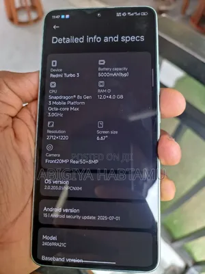 New Mobile Phone 256 GB Silver