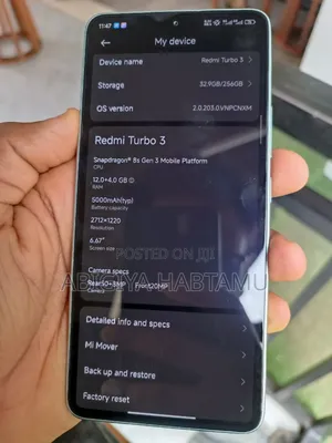 New Mobile Phone 256 GB Silver