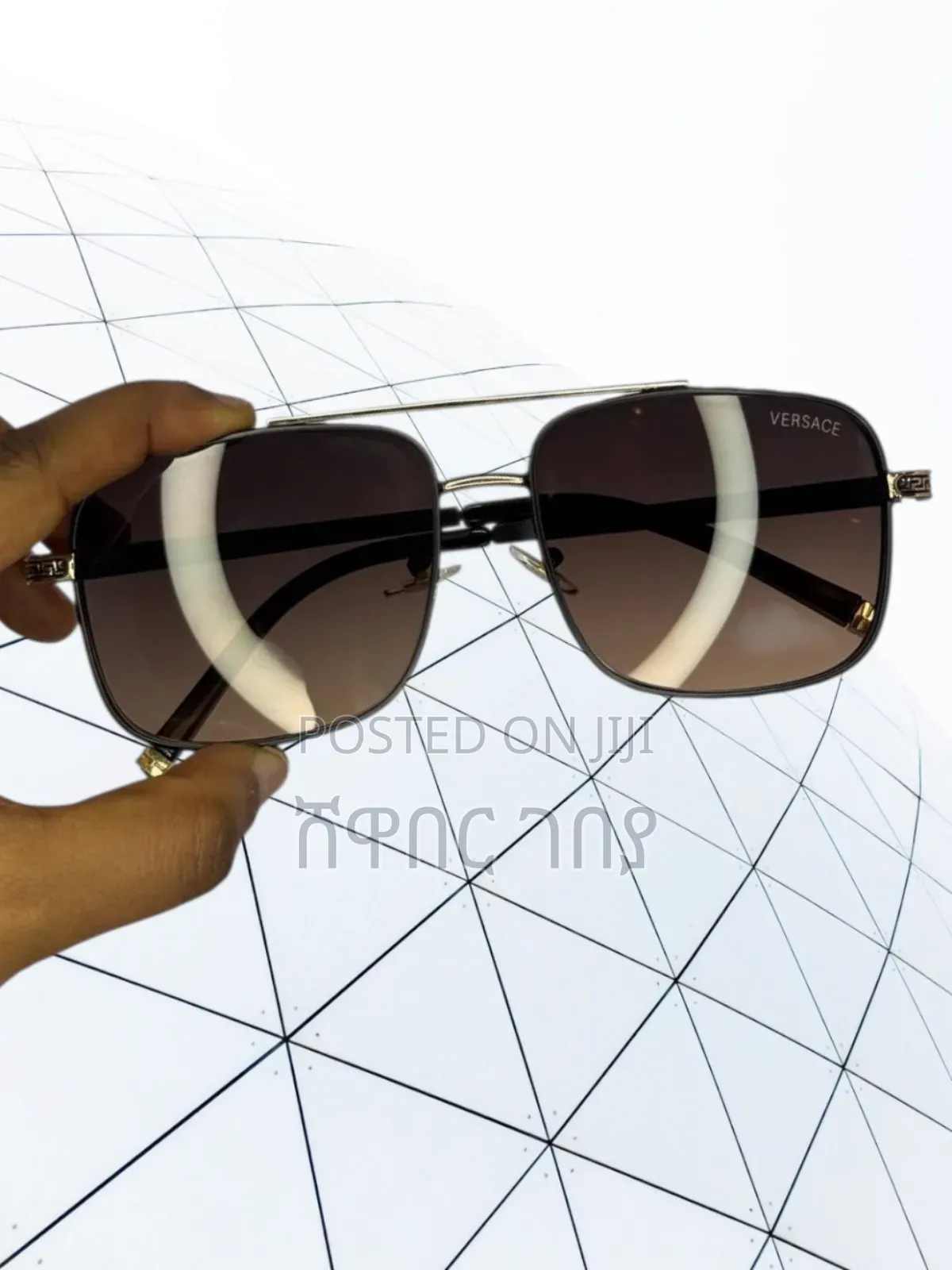 Burberry and Versace Aviator Sunglasses