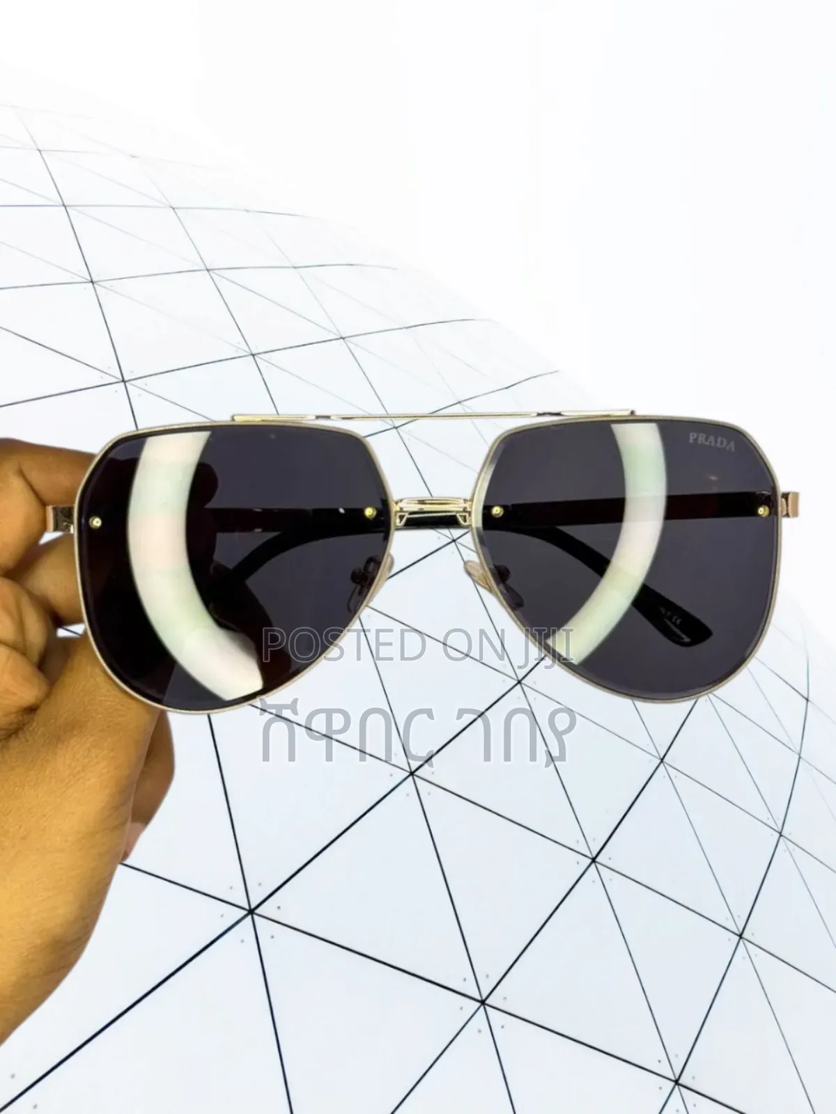 Gucci and Prada Aviator Sunglasses