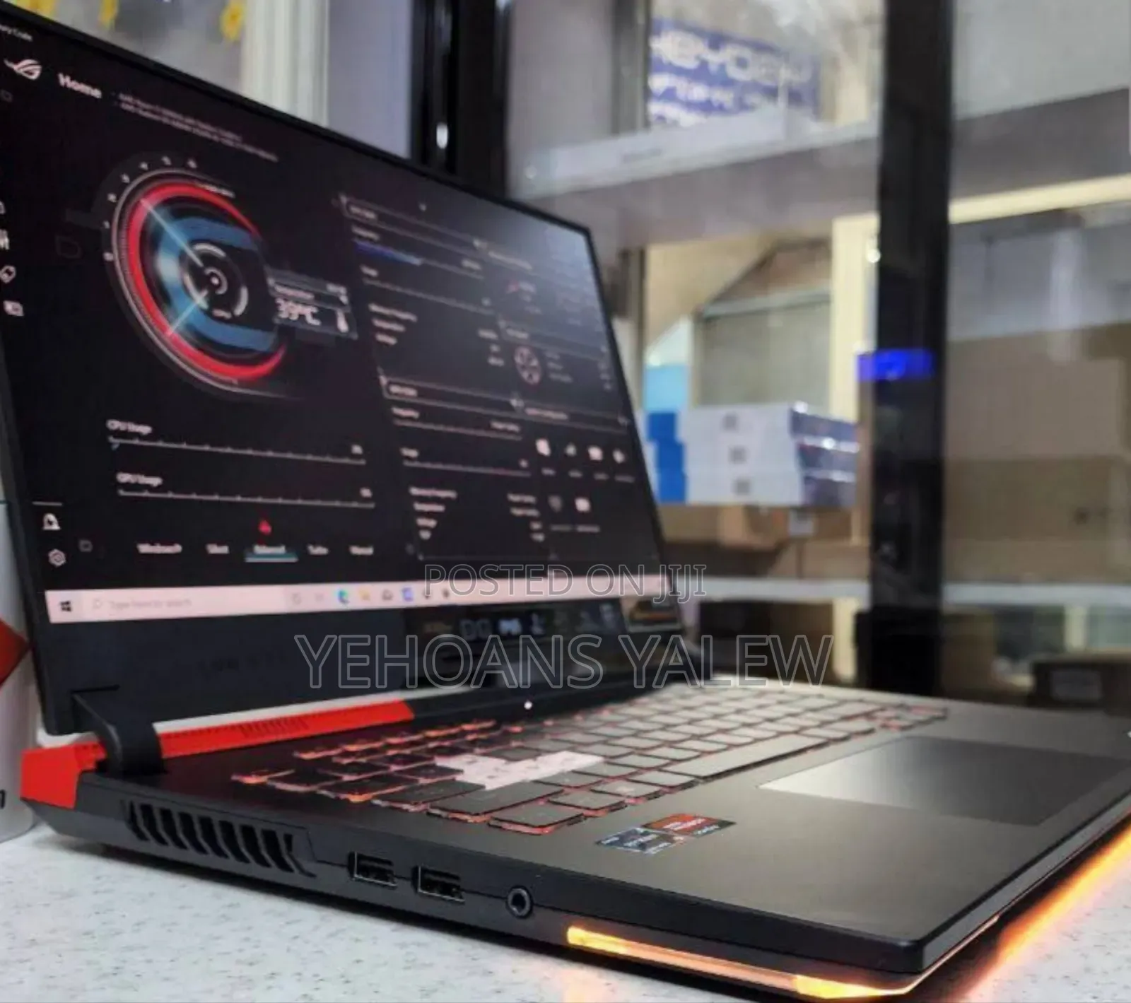 New Laptop Asus ROG Strix G15 G512 16GB AMD Ryzen 9 SSD 512GB