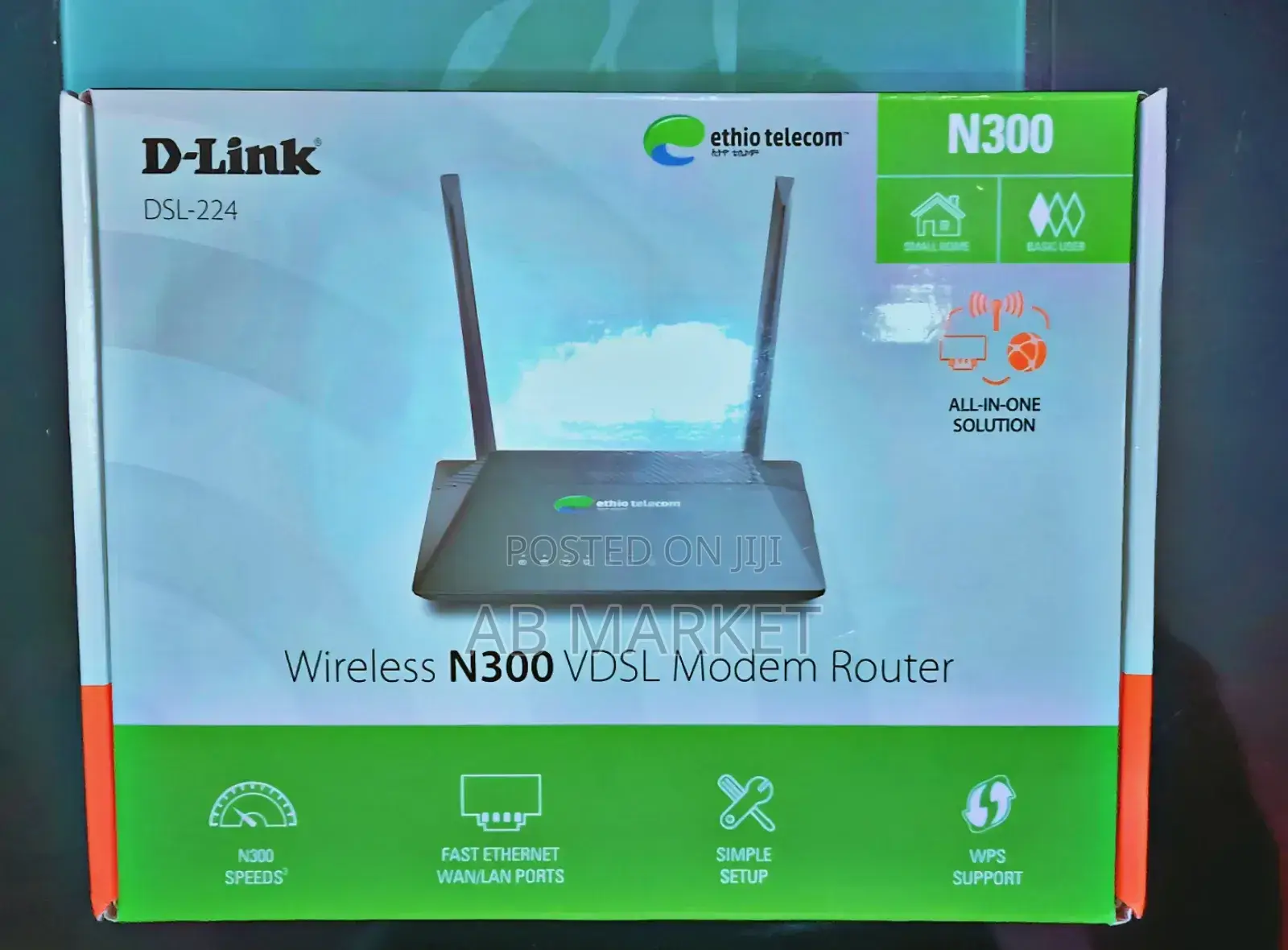 D-Link DSL-224 Wireless N300 VDSL Modem Router
