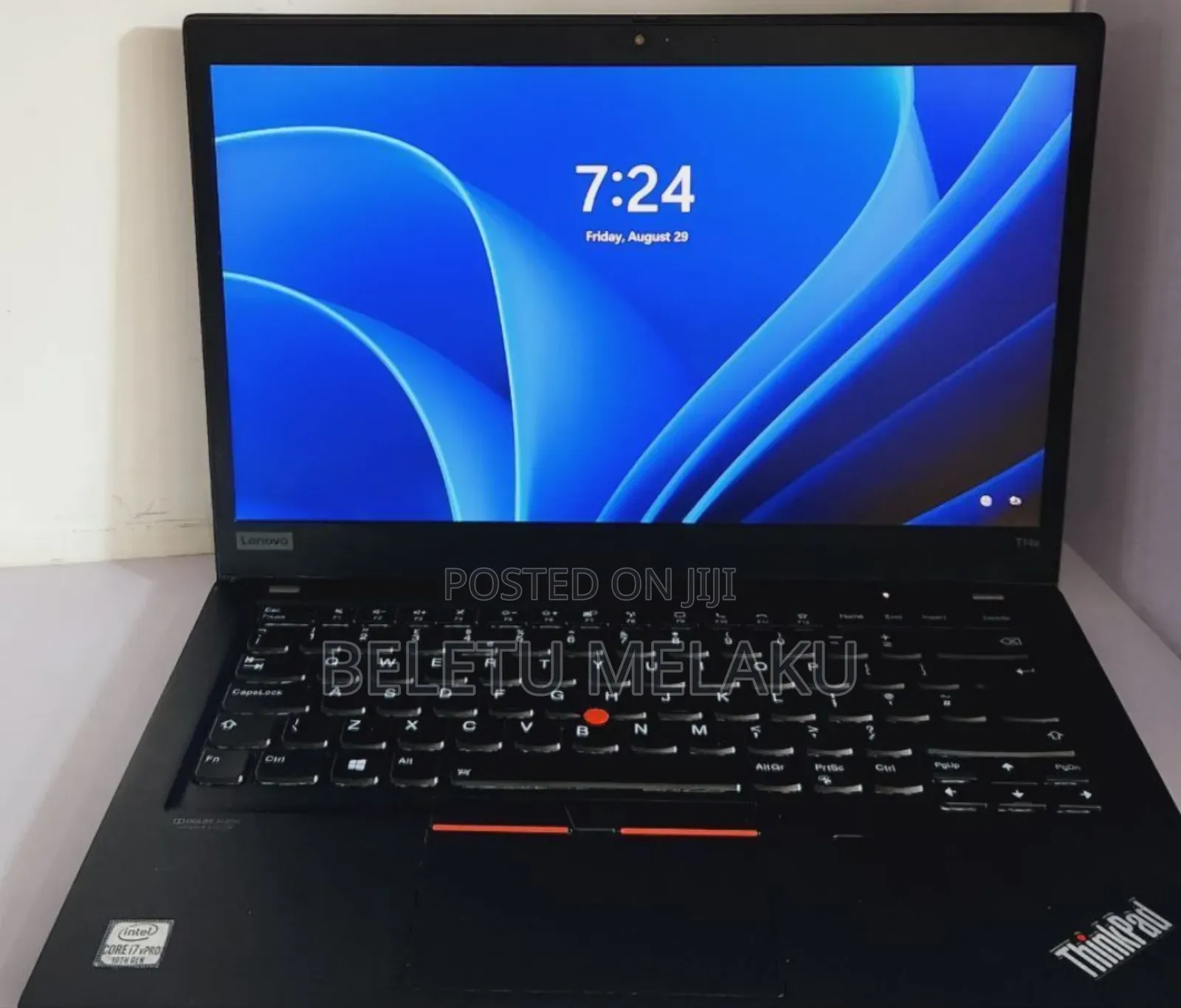 New Laptop Lenovo ThinkPad T14 16GB Intel Core I7 SSD 512GB