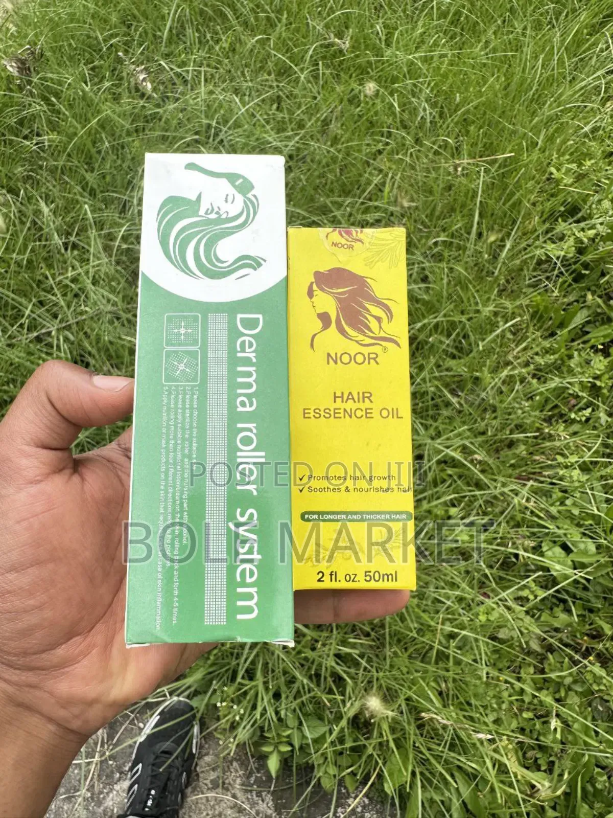 Noor Hair Oil and Derma Roller