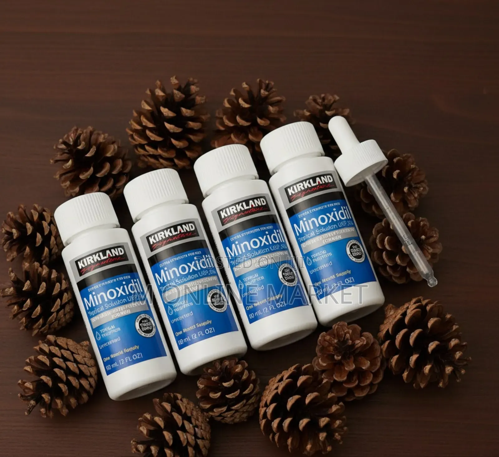 For Men's Hair Regrowth Minoxidil Is Easy to Apply Daily Treatment.