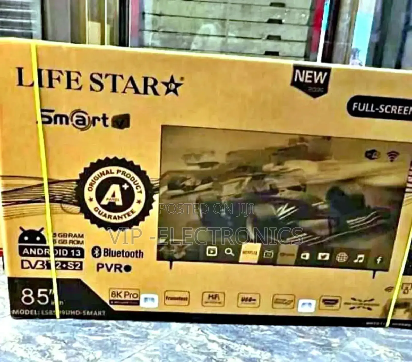 Lifestar 85 Inch Tv Smart Android 13.0 A+ Original Products Tv