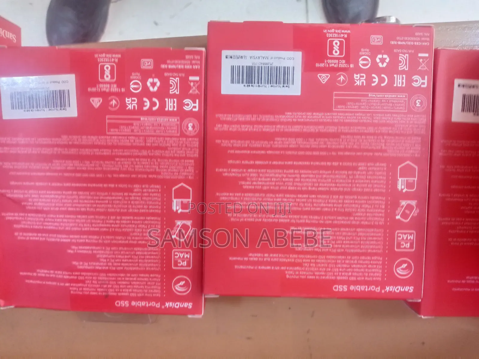 Sandisk 2 Tb Portable External SSD Drive