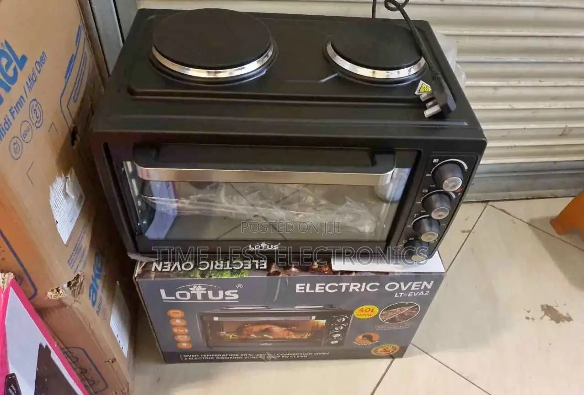 Lotus Mini Oven With 2 Hot Plates – Compact Multi-Functional!