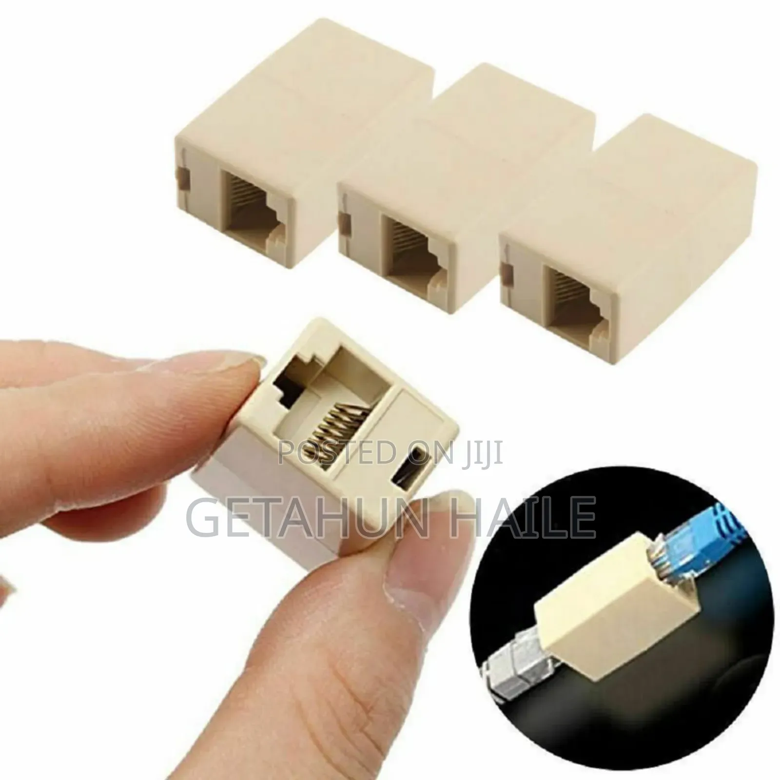 Rj45 Ethernet Lan Cable Joiner Adapter (Coupler to Join Two Rj45 Cable