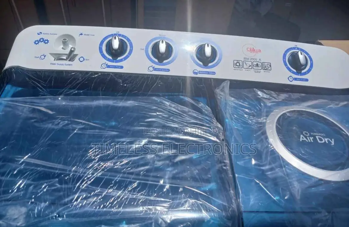  Clikon 20 Kg Semi-Automatic Washing Machine – Heavy-Duty Reliable!