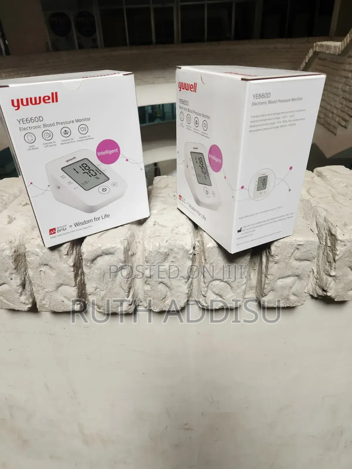 Yuwel Model Ye660d管家digital Blood Pressuer Monitor鳵我blood Pressure New