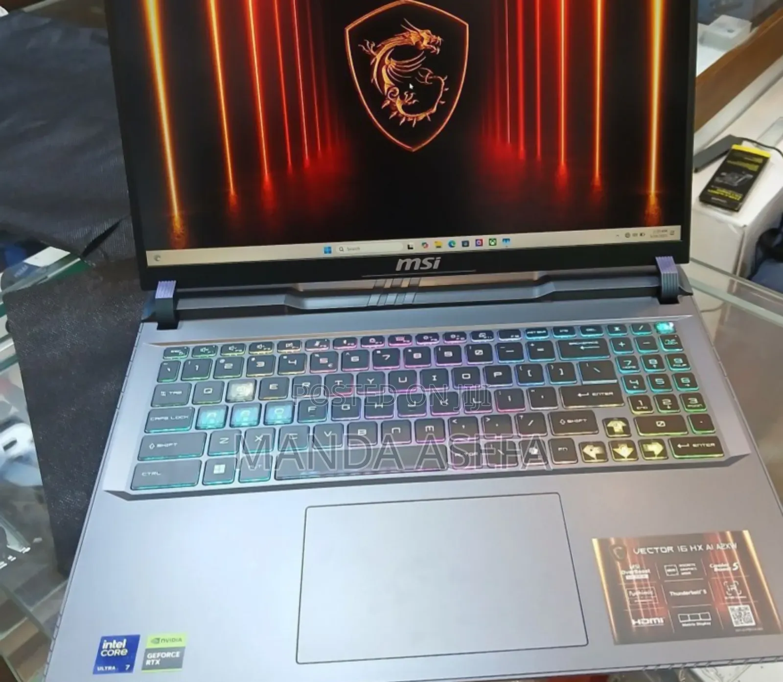 New Laptop MSI 16GB Intel Core Ultra 7 SSD 1T