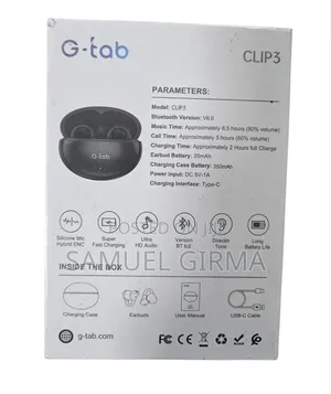 g-Tab Clip3 Pro Earbud
 High-Quality