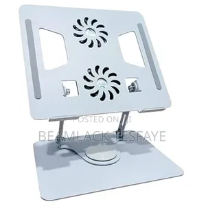 Stepless Adjustable Laptop Stand With Fan