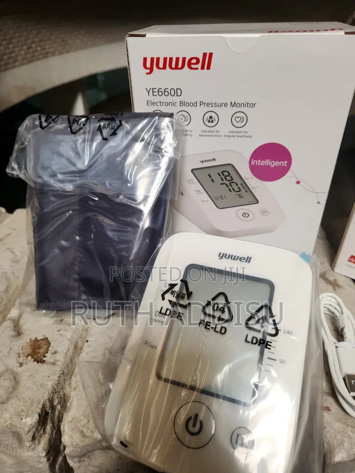 Yuwell Safe Cuff Blood Pressuer Monitor麻煩digital Blood Pressuer Monito