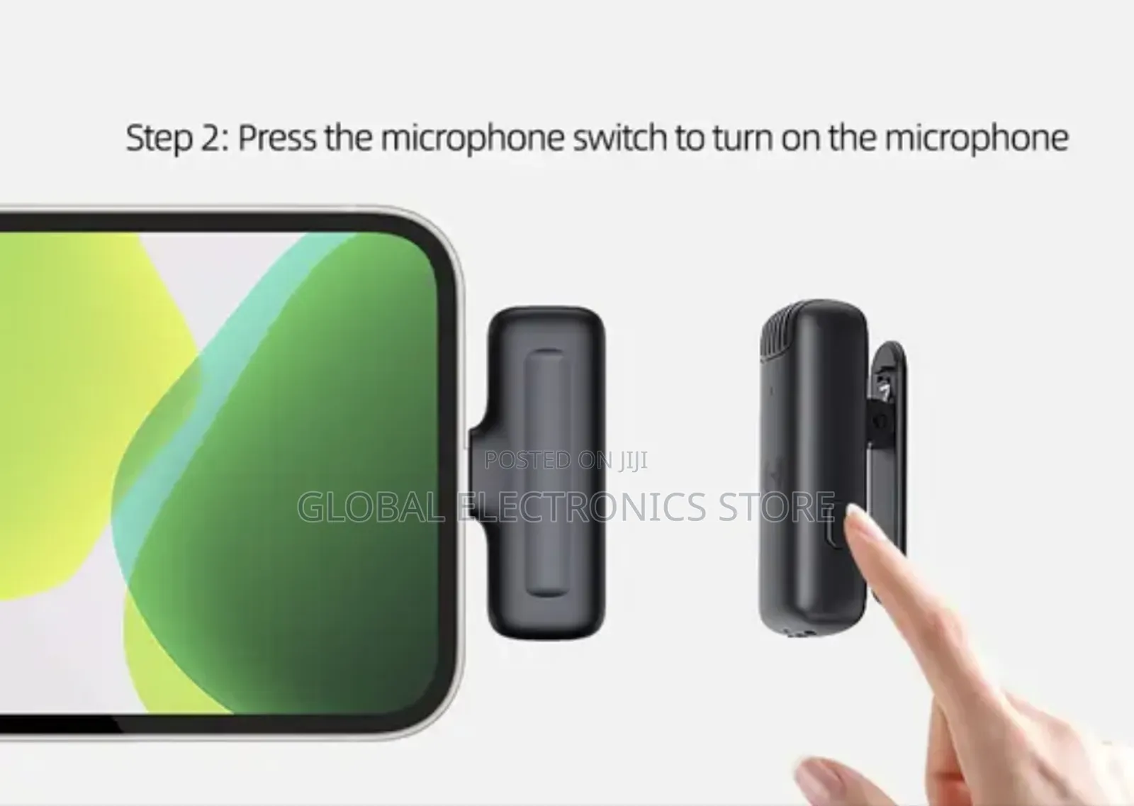 20 Meter Hd Radio Mic With Charging Case Wireless Collar Clip Live Mic