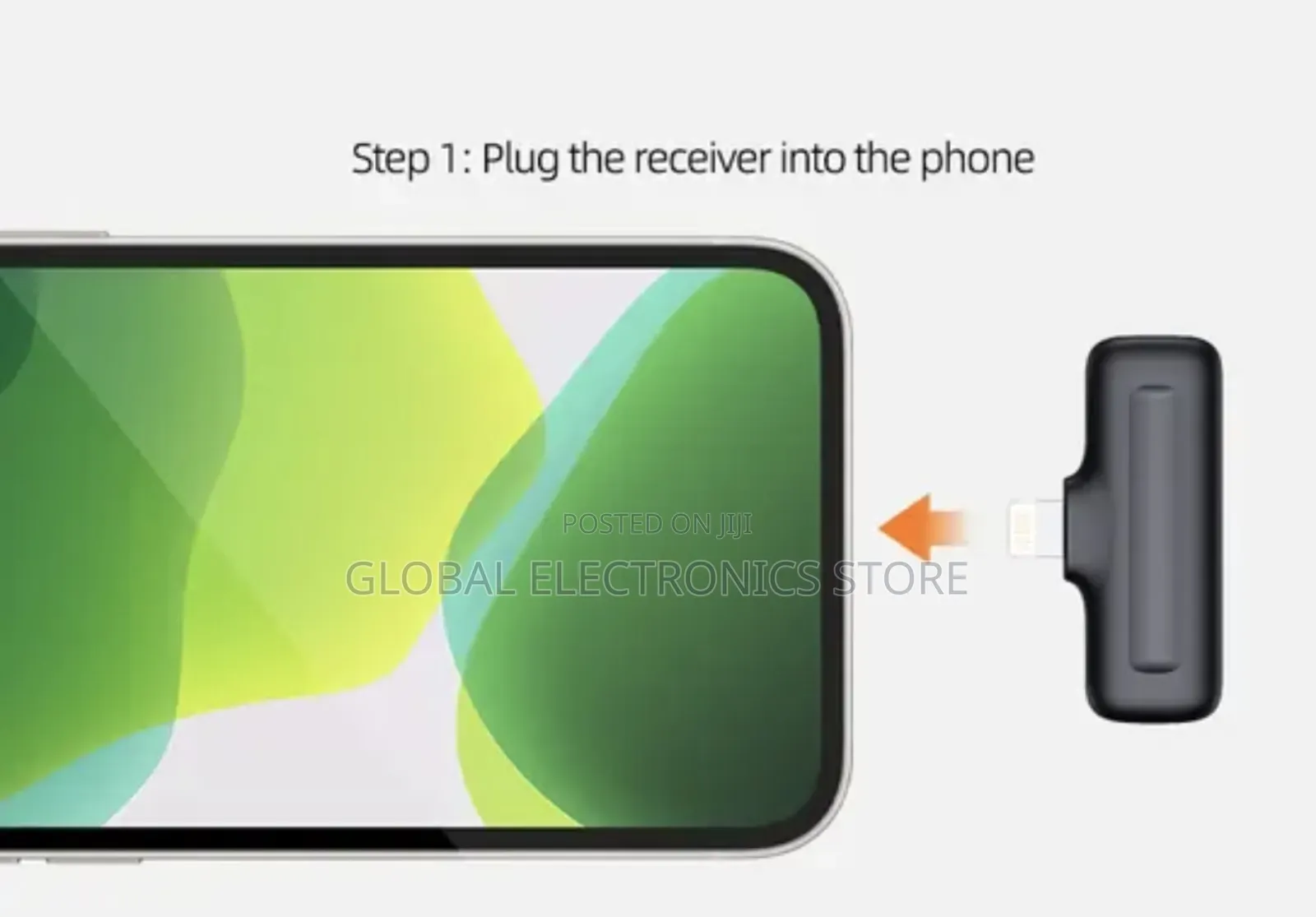 20 Meter Hd Radio Mic With Charging Case Wireless Collar Clip Live Mic