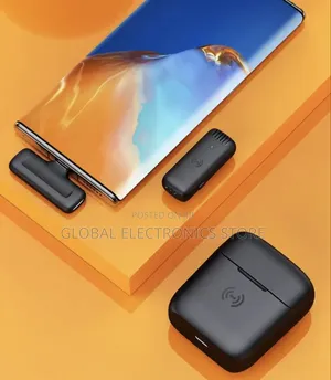 Photo - 20 Meter Hd Radio Mic With Charging Case Wireless Collar Clip Live Mic