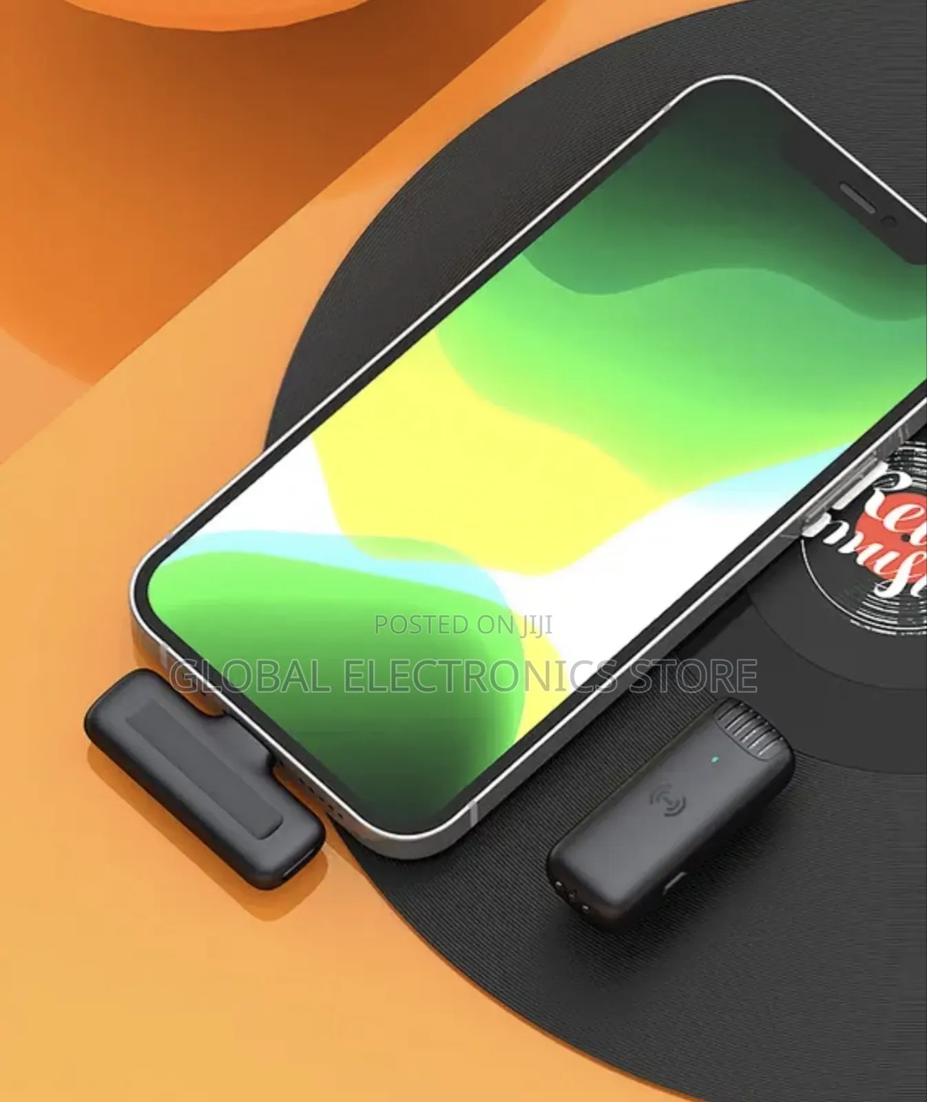 20 Meter Hd Radio Mic With Charging Case Wireless Collar Clip Live Mic