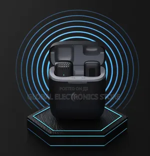 20 Meter Hd Radio Mic With Charging Case Wireless Collar Clip Live Mic